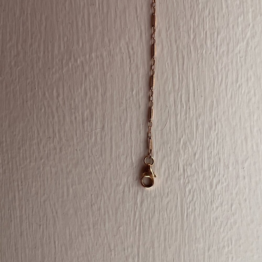 Fewer Finer Pins And Needles 14k Gold Necklace 13.25” Length View 3